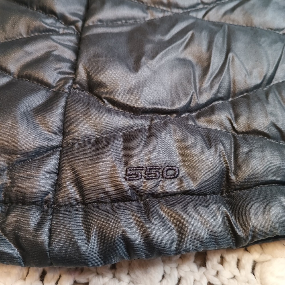 The North Face 550 Goose‎ Down Pink Ribbon Womens XS Vest Quilted Outdoor Cancer - Picture 3 of 13